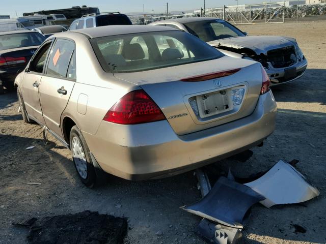 JHMCM56177C017724 - 2007 HONDA ACCORD VAL GOLD photo 3