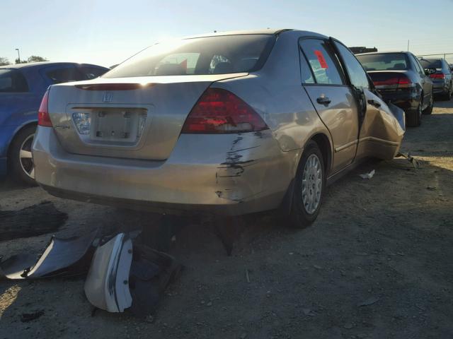 JHMCM56177C017724 - 2007 HONDA ACCORD VAL GOLD photo 4