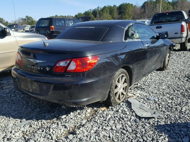 1C3LC65MX8N276823 - 2008 CHRYSLER SEBRING LI BLACK photo 4