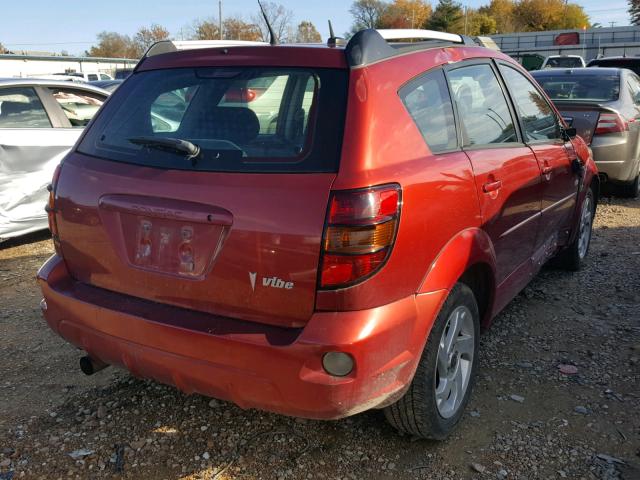 5Y2SL65858Z414089 - 2008 PONTIAC VIBE MAROON photo 4