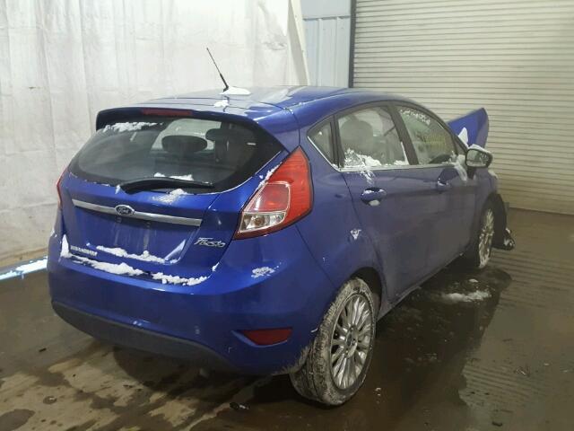 3FADP4FJ4EM151017 - 2014 FORD FIESTA TIT BLUE photo 4