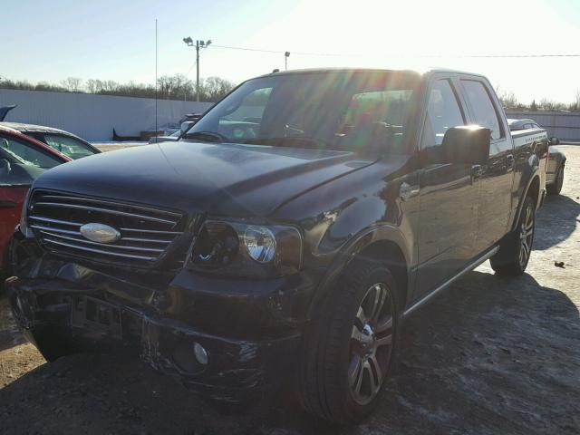 1FTRW14567FB48548 - 2007 FORD F150 SUPER BLACK photo 2