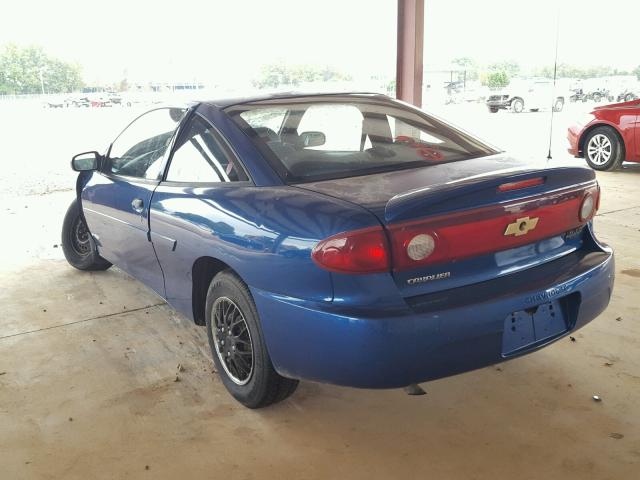 1G1JC12F747102226 - 2004 CHEVROLET CAVALIER BLUE photo 3