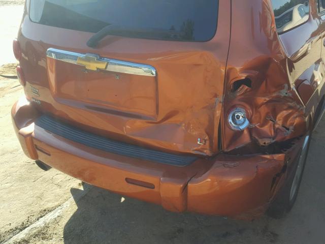 3GNDA33P17S561875 - 2007 CHEVROLET HHR LT ORANGE photo 9