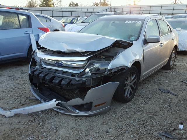 3FAHP0JG9BR287258 - 2011 FORD FUSION SEL SILVER photo 2