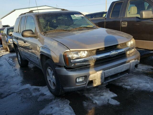 1GNDT13S932228834 - 2003 CHEVROLET TRAILBLAZE GRAY photo 1