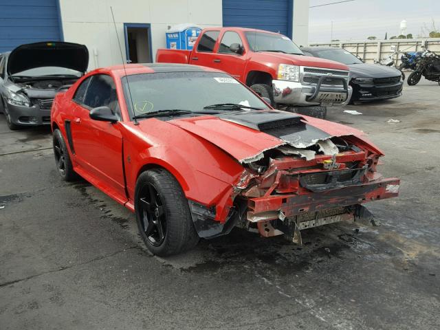 1FAFP40674F177333 - 2004 FORD MUSTANG RED photo 1