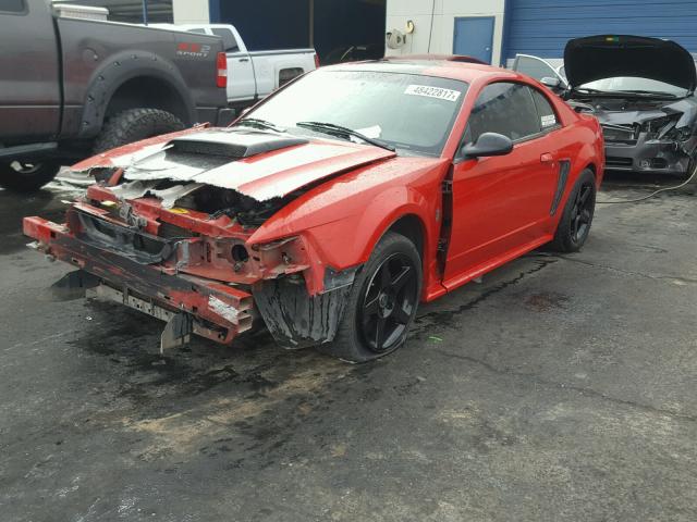 1FAFP40674F177333 - 2004 FORD MUSTANG RED photo 2