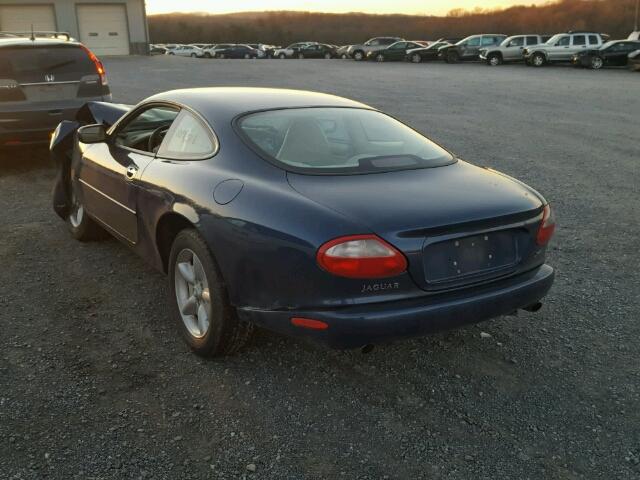 SAJGX5745VC013656 - 1997 JAGUAR XK8 BLUE photo 3