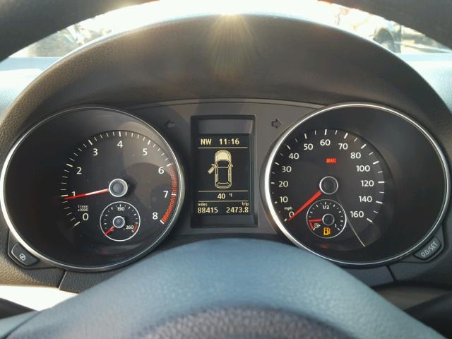 WVWAA7AJ4BW336879 - 2011 VOLKSWAGEN GOLF 红色 照片 8