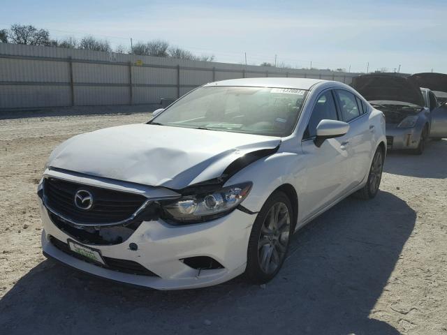 JM1GJ1V66F1175984 - 2015 MAZDA 6 TOURING WHITE photo 2