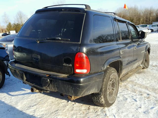 1B4HS28Z8YF301164 - 2000 DODGE DURANGO BLACK photo 4