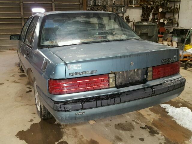 1G1LT53T1NY268614 - 1992 CHEVROLET CORSICA LT GREEN photo 3