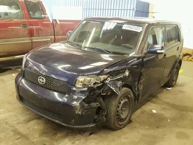 JTLKE50E581023822 - 2008 SCION XB BLUE photo 2