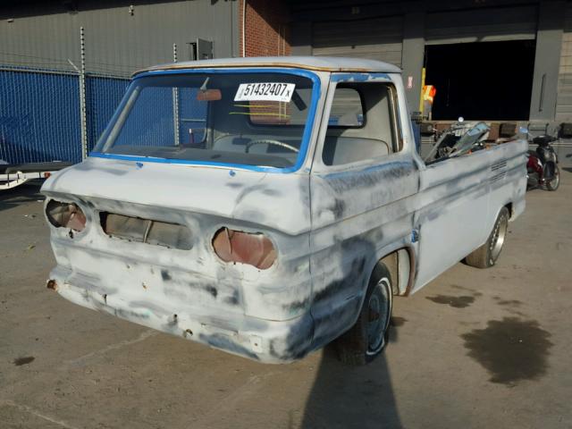 1R124S130446 - 1961 CHEVROLET CORVAIR GRAY photo 2