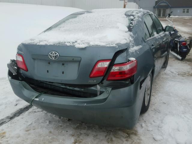 4T1BE46K88U790626 - 2008 TOYOTA CAMRY CE GREEN photo 4