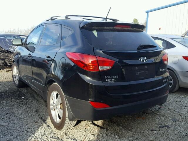 KM8JUCAC4DU609220 - 2013 HYUNDAI TUCSON GLS BLACK photo 3