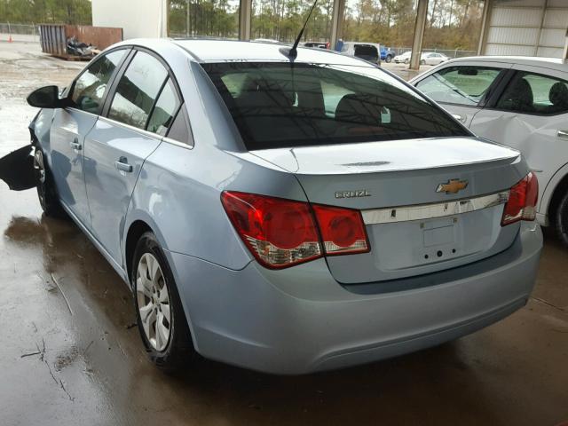 1G1PC5SH8C7261418 - 2012 CHEVROLET CRUZE LS BLUE photo 3