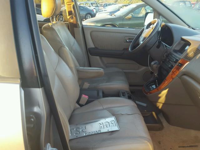 JTJGF10U910089300 - 2001 LEXUS RX 300 SILVER photo 5