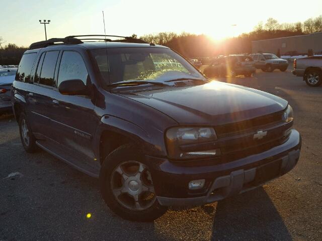 1GNET16S546234639 - 2004 CHEVROLET TRAILBLAZE BLUE photo 1