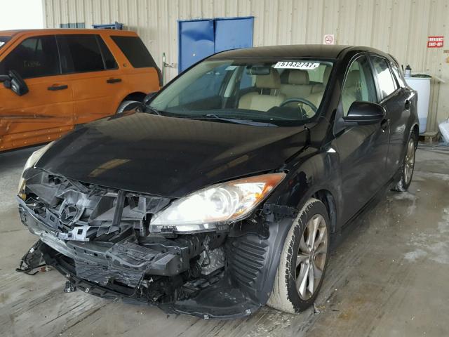 JM1BL1K56B1416811 - 2011 MAZDA 3 S BLACK photo 2