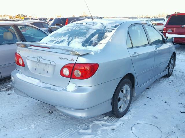 1NXBR32E85Z530026 - 2005 TOYOTA COROLLA CE SILVER photo 4