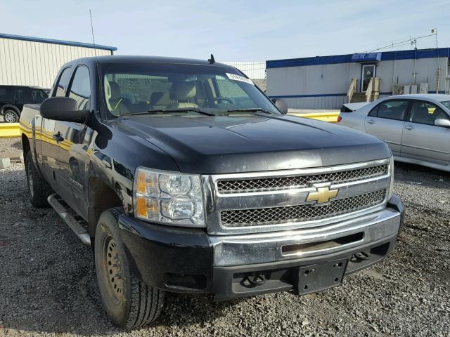 1GCRCSE09BZ250323 - 2011 CHEVROLET SILVERADO BLACK photo 1