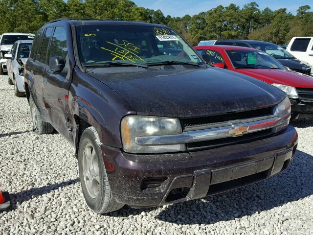 1GNDS13S782226400 - 2008 CHEVROLET TRAILBLAZE BURGUNDY photo 1