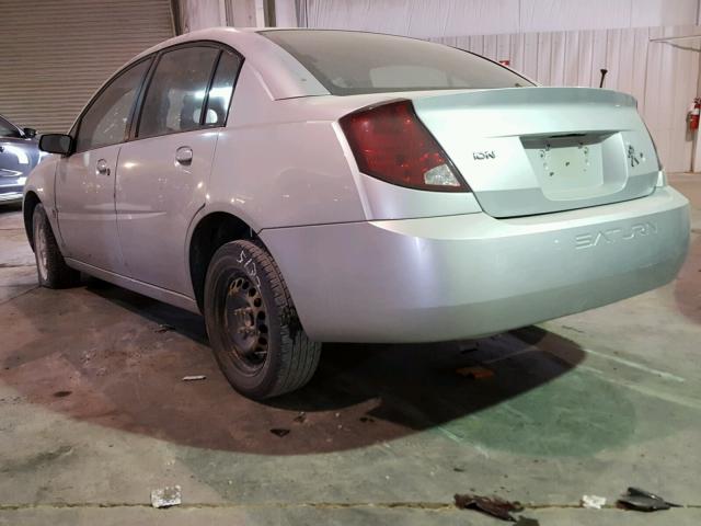 1G8AJ55F76Z204675 - 2006 SATURN ION LEVEL SILVER photo 3