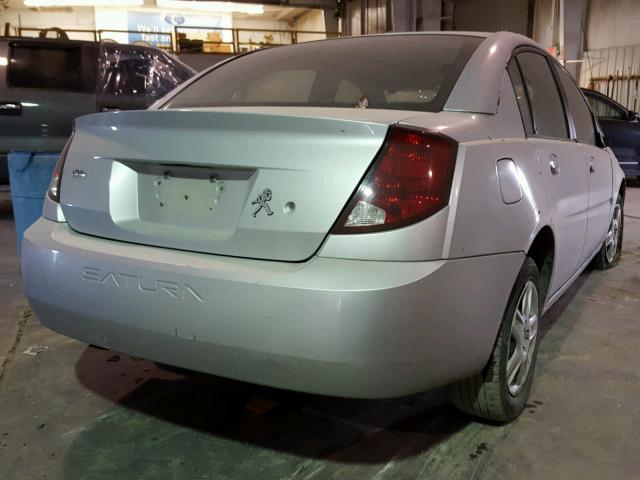 1G8AJ55F76Z204675 - 2006 SATURN ION LEVEL SILVER photo 4