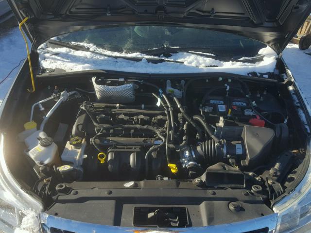 1FAHP3FN5AW287973 - 2010 FORD FOCUS SE BLACK photo 7