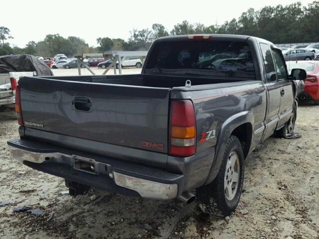 1GTEK19T91E136666 - 2001 GMC NEW SIERRA GRAY photo 4