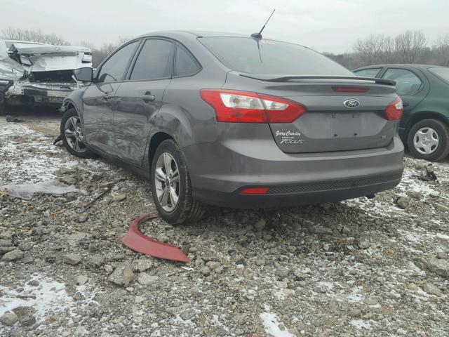 1FAHP3F22CL189283 - 2012 FORD FOCUS SE GRAY photo 3