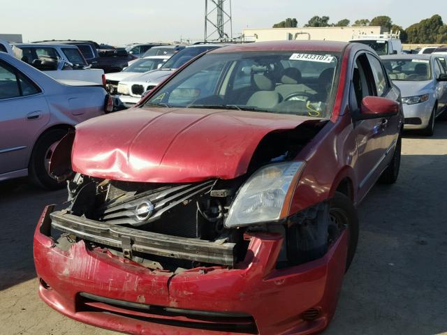 3N1AB6APXBL626385 - 2011 NISSAN SENTRA 2.0 RED photo 2