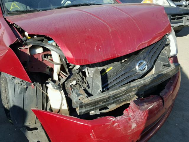 3N1AB6APXBL626385 - 2011 NISSAN SENTRA 2.0 RED photo 9