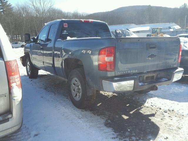 1GCEK19C39Z264518 - 2009 CHEVROLET SILVERADO BLUE photo 3