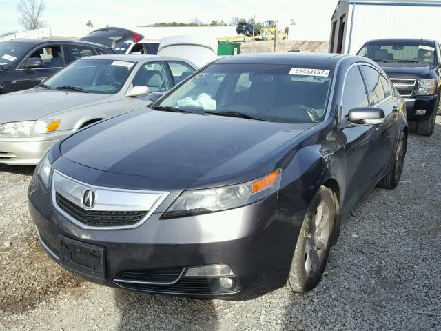 19UUA8F52CA032075 - 2012 ACURA TL GRAY photo 2