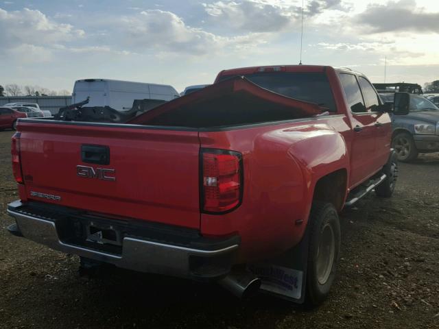 1GT42VC84GF159699 - 2016 GMC SIERRA K35 RED photo 4