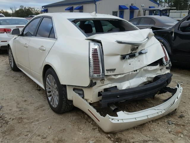 1G6DA5EG1A0134540 - 2010 CADILLAC CTS CREAM photo 3