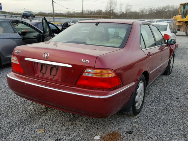 JH4KA9657XC011467 - 1999 ACURA 3.5RL RED photo 4