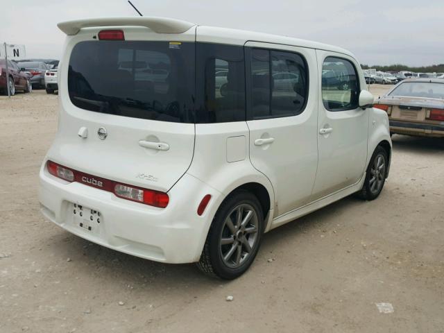 JN8AZ2KR7AT169910 - 2010 NISSAN CUBE BASE WHITE photo 4