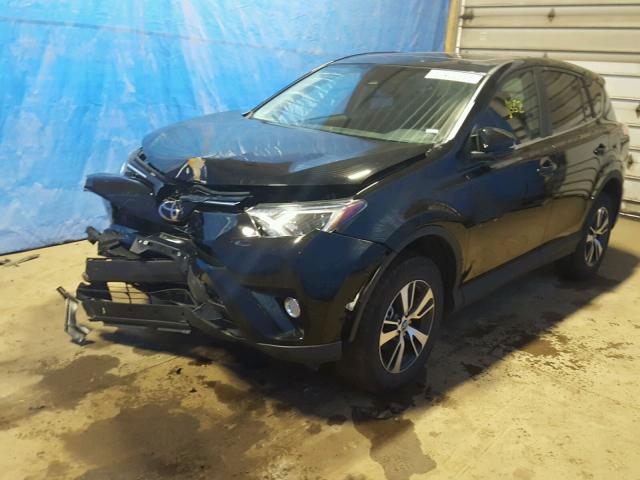 2T3RFREV0JW798768 - 2018 TOYOTA RAV4 ADVEN BLACK photo 2