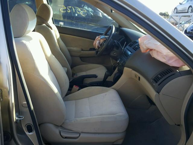 1HGCM56393A067583 - 2003 HONDA ACCORD LX TAN photo 5