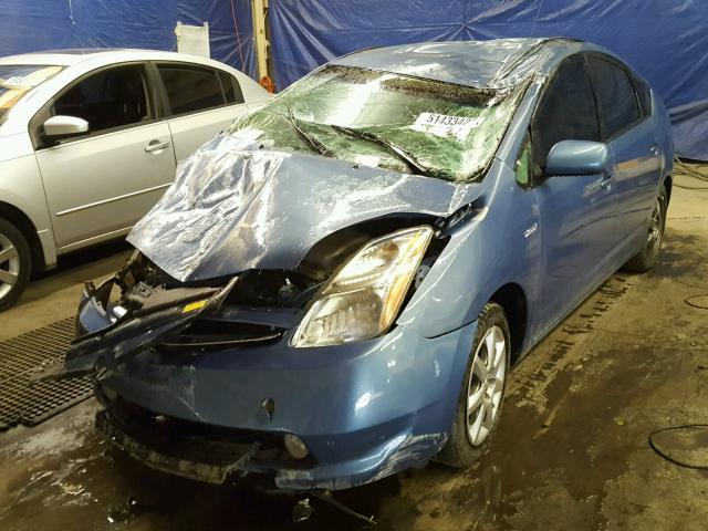 JTDKB20UX87814323 - 2008 TOYOTA PRIUS BLUE photo 2