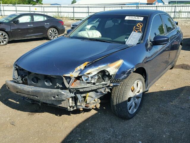 1HGCP26379A106492 - 2009 HONDA ACCORD LX BLUE photo 2