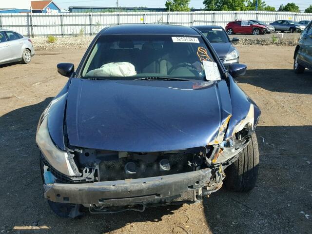 1HGCP26379A106492 - 2009 HONDA ACCORD LX BLUE photo 9