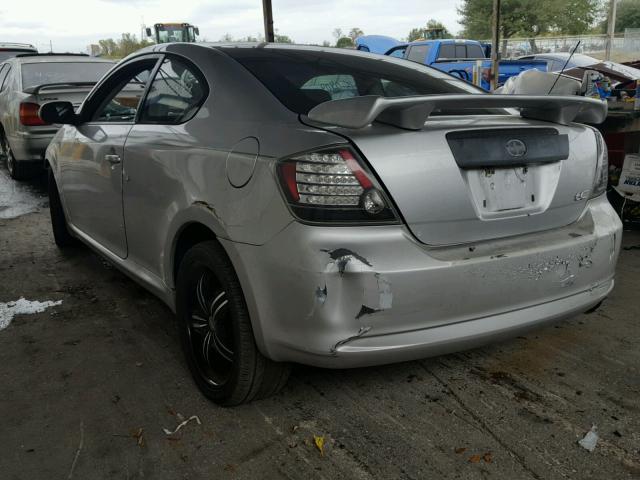 JTKDE177860139158 - 2006 TOYOTA SCION TC SILVER photo 3