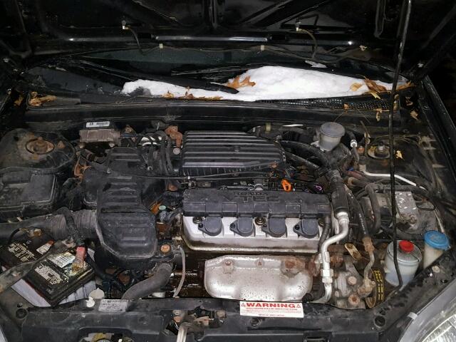 1HGEM22912L015109 - 2002 HONDA CIVIC EX BLACK photo 7