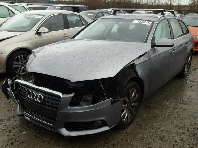 WAUWFAFL7AA049236 - 2010 AUDI A4 PREMIUM GRAY photo 2