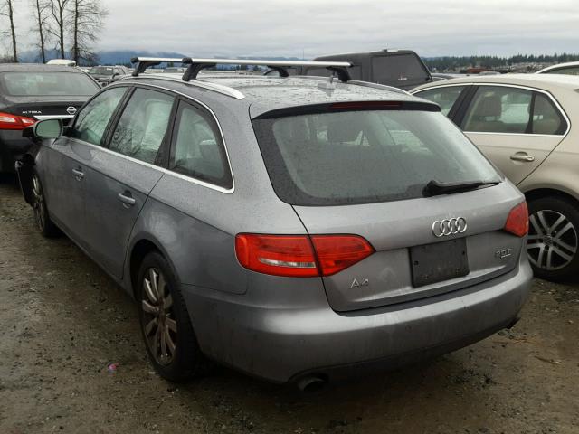 WAUWFAFL7AA049236 - 2010 AUDI A4 PREMIUM GRAY photo 3